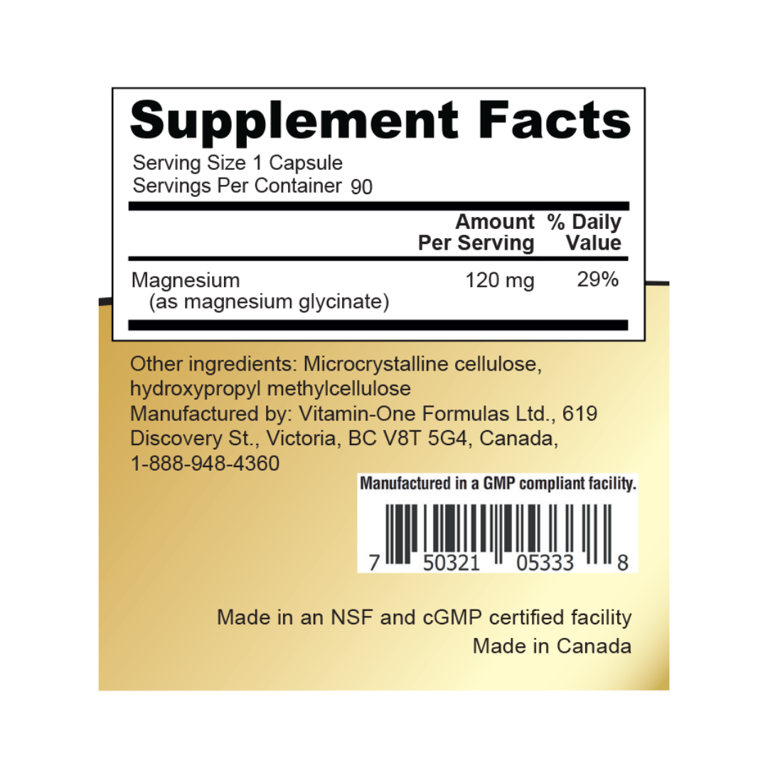 Magnesium Glycinate 120mg