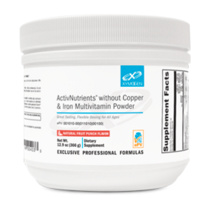 ActivNutrients® without Copper & Iron Multivitamin Powder Fruit Punch 60 Servings