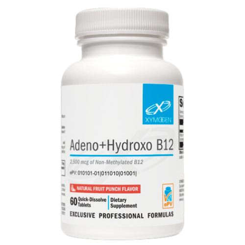 Adeno+Hydroxo B12 Natural Fruit Punch Flavor 60 Tablets