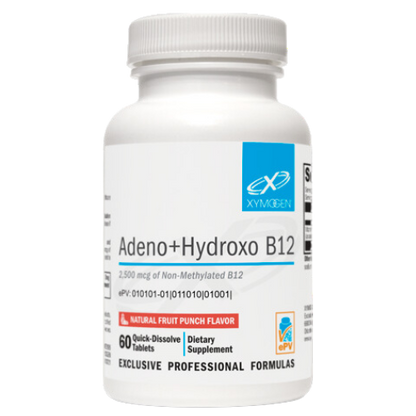 Adeno+Hydroxo B12 Natural Fruit Punch Flavor 60 Tablets