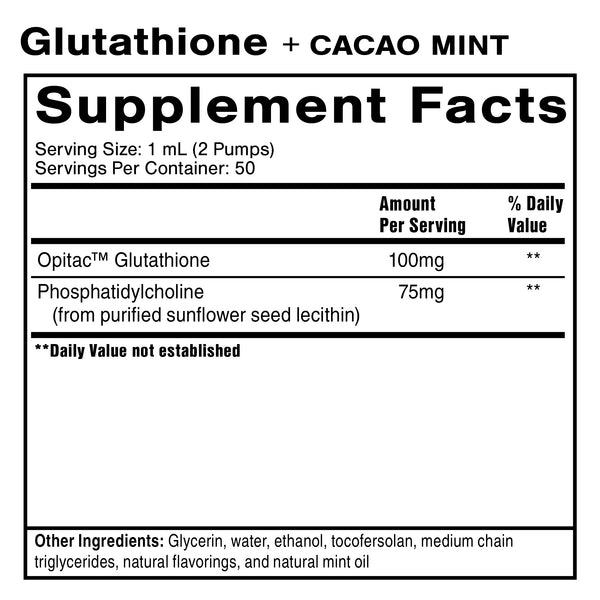Quicksilver Scientific Glutathione - Cacao Mint Stark Pharmacy Quicksilver Scientific Glutathione - Cacao Mint Stark Pharmacy