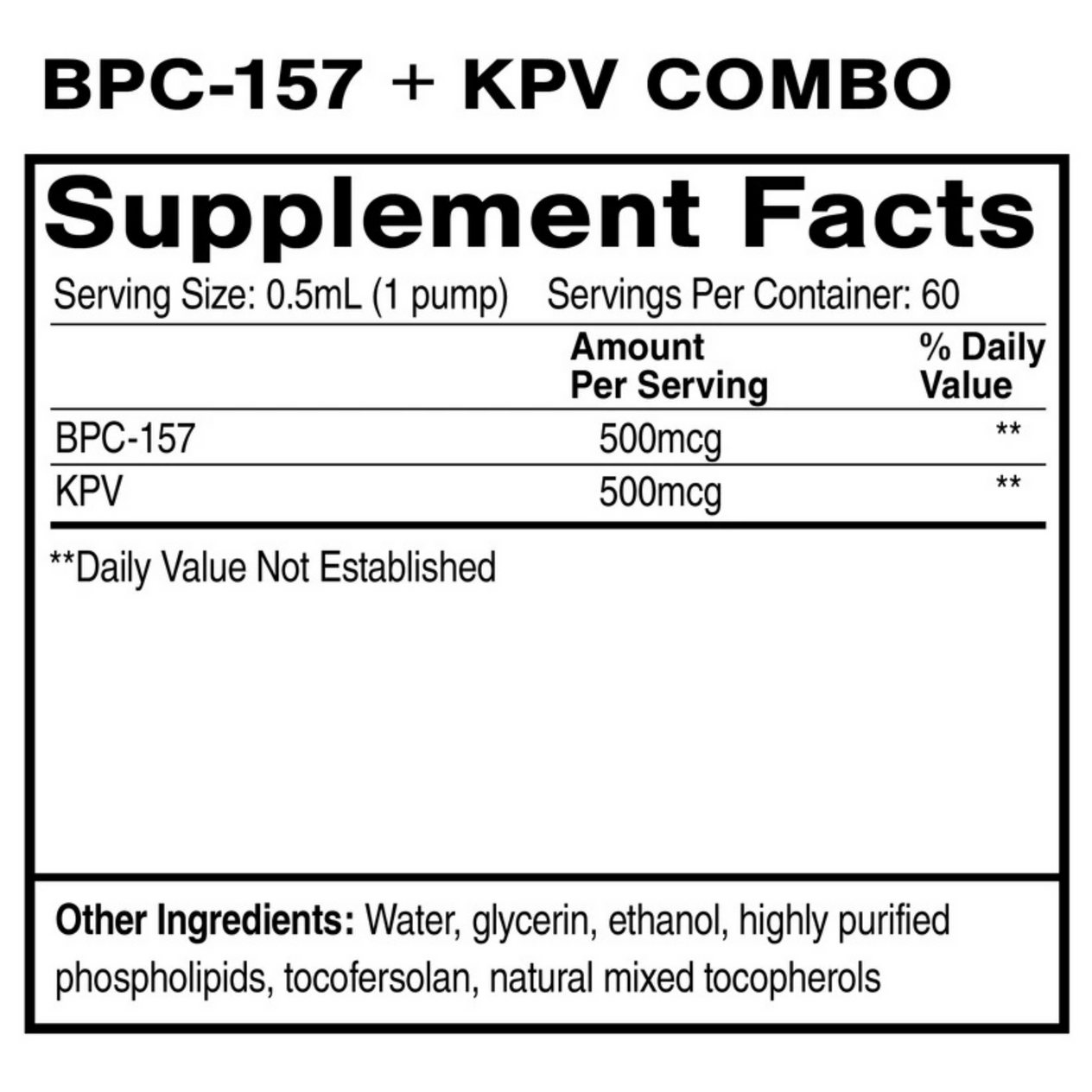 BPC 157 + KPV Combo Oral Liposomal