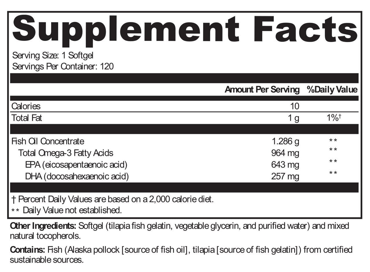 OmegaPure 900-TG™ 120 Softgels