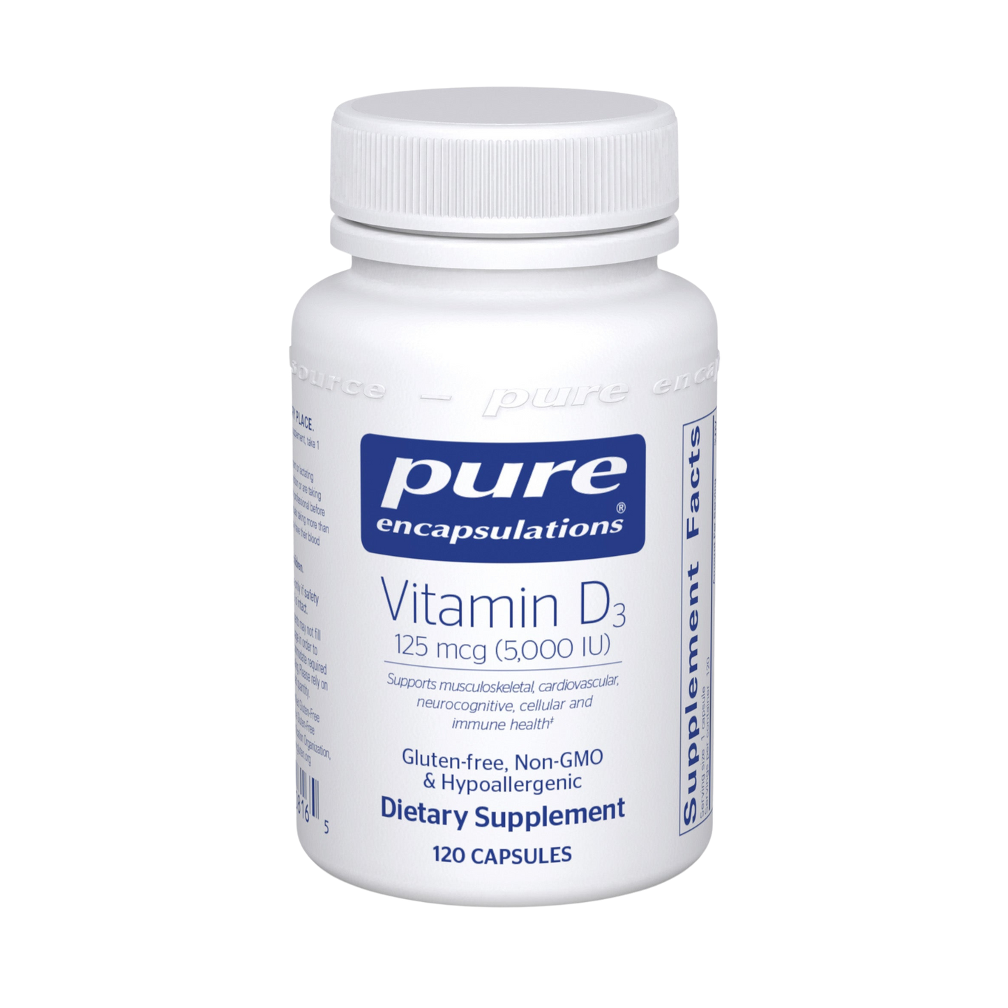 Vitamin D3 125 mcg (5,000 IU)