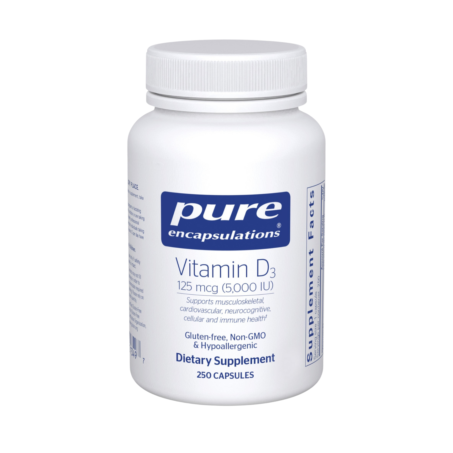 Vitamin D3 125 mcg (5,000 IU)