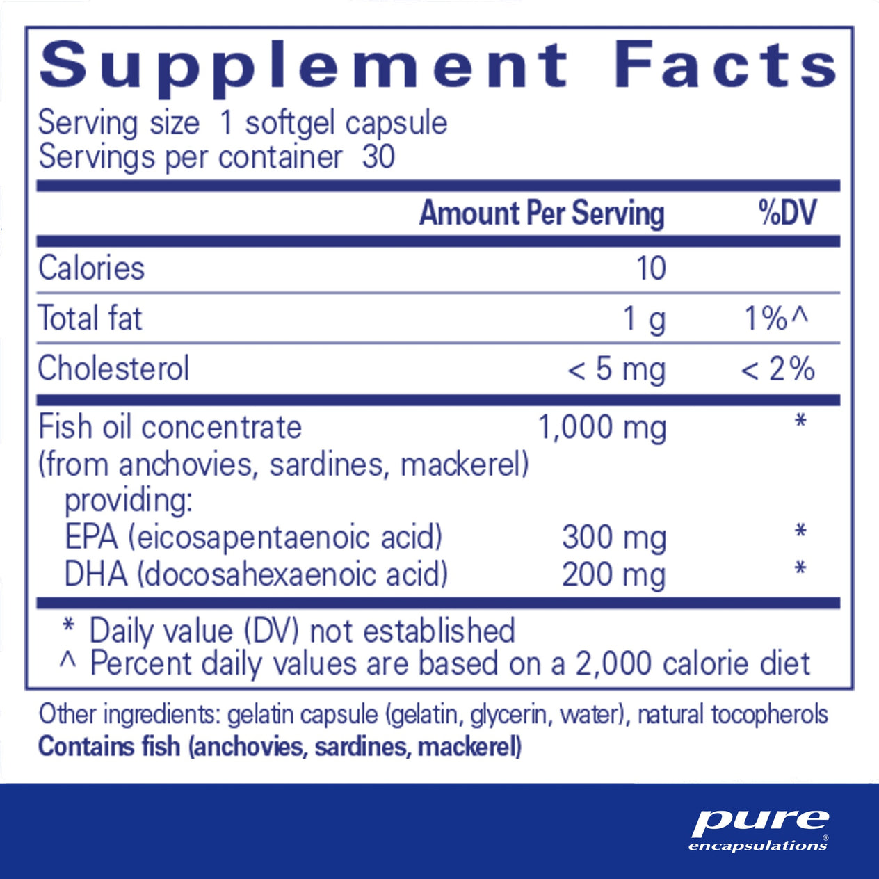 EPA/DHA essentials 1,000 mg.