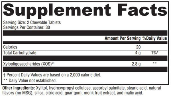 PrebioMax Natural Sour Apple 60 Tablets