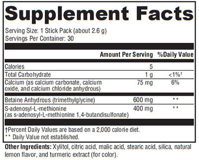 SAM-e & TMG Lemon 30 Servings