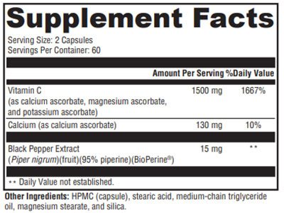 Xcellent C™ 120 Capsules