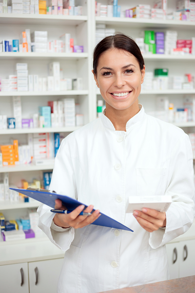 smiling pharmacist